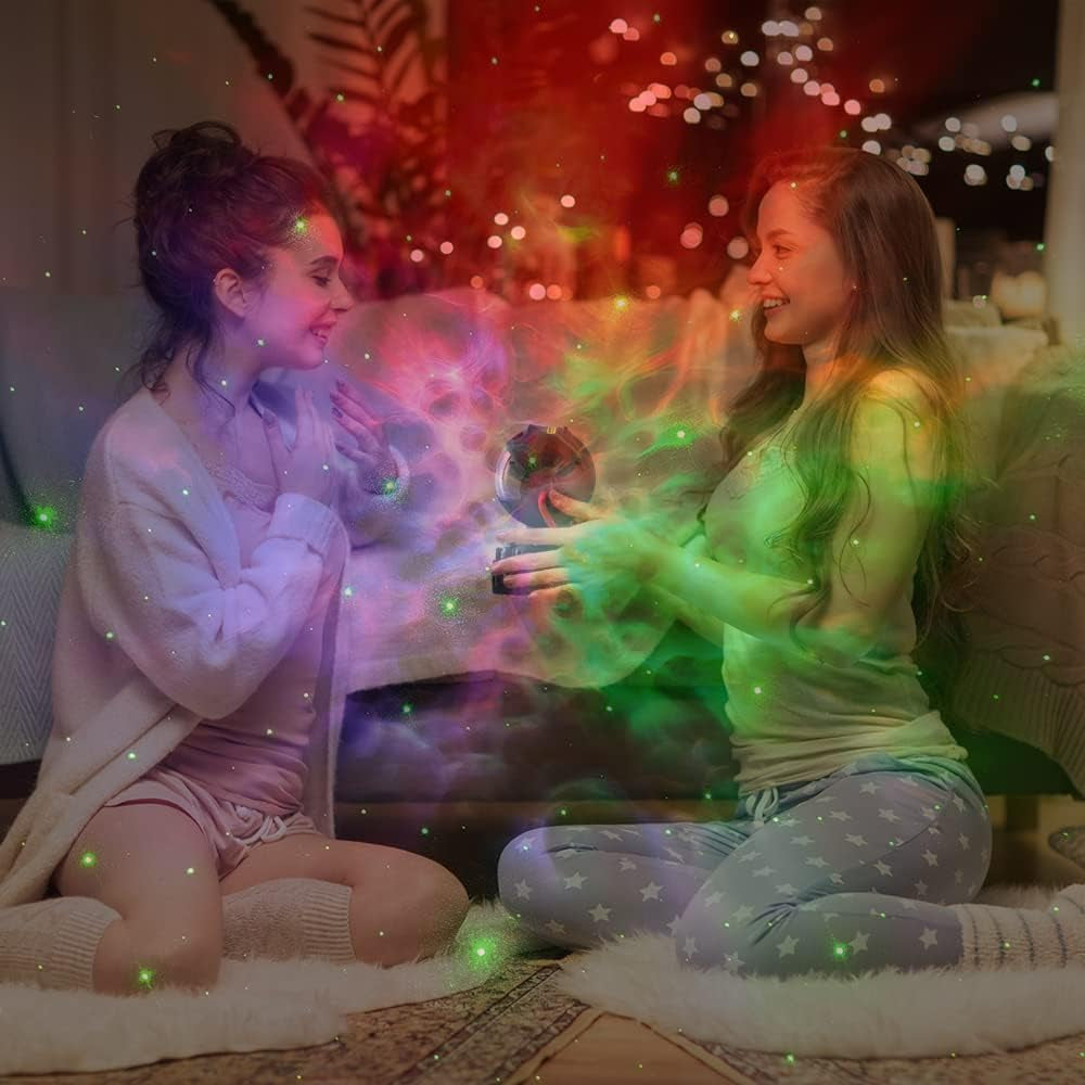 Astronaut Galaxy Projector, Remote Night Light for Kids Bedroom | 360° Adjustable Lamp Head, 8 Nebula Light Modes. Fits Bedroom Ceiling, Space‑Themed Decor Gift for Kids, Teens and Adults
